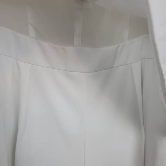 Trina Turk Banning Crepe White Jumpsuit size 0 - Picture 6 of 11